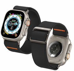 Spigen Fit Lite - Ultra Apple Watch Bandje - 42MM/44MM/45MM/49MM - Zwart afbeelding