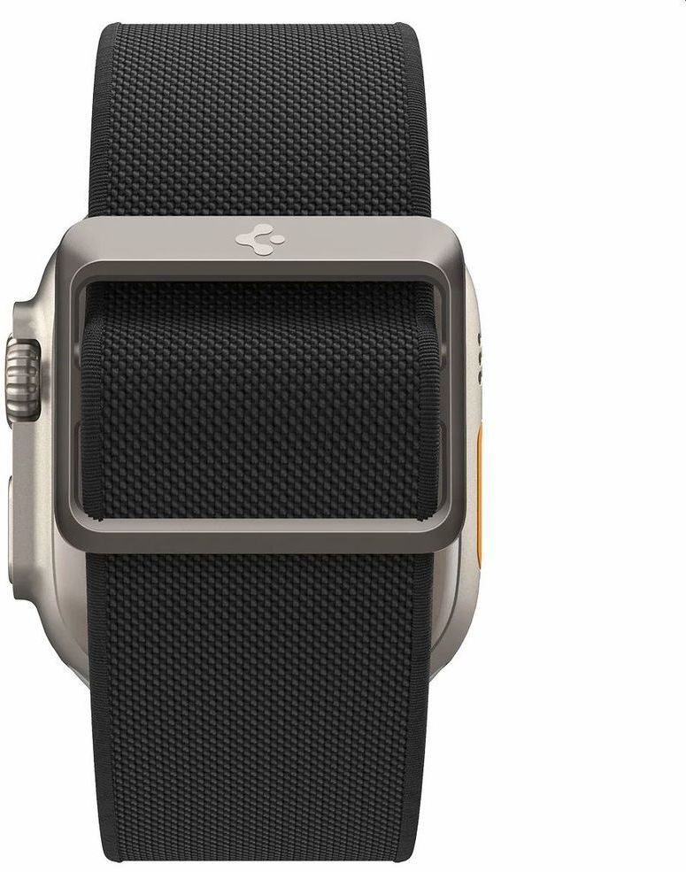 Spigen Fit Lite - Ultra Apple Watch Bandje - 42MM/44MM/45MM/49MM - Zwart afbeelding 10
