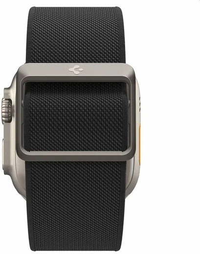 Spigen Fit Lite - Ultra Apple Watch Bandje - 42MM/44MM/45MM/49MM - Zwart afbeelding 10