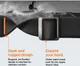 Spigen Fit Lite - Ultra Apple Watch Bandje - 42MM/44MM/45MM/49MM - Zwart afbeelding 6