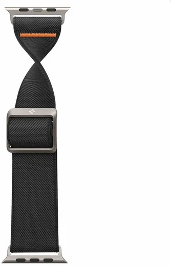 Spigen Fit Lite - Ultra Apple Watch Bandje - 42MM/44MM/45MM/49MM - Zwart afbeelding 9