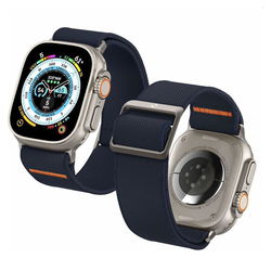 Spigen Fit Lite - Ultra Apple Watch Bandje - 42MM/44MM/45MM/49MM - Navy afbeelding