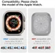 Spigen Fit Lite - Ultra Apple Watch Bandje - 42MM/44MM/45MM/49MM - Navy afbeelding 2