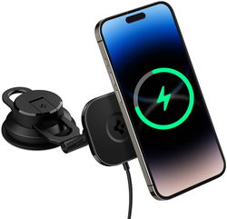 Spigen OneTap Pro 3 Raam/Dashboard MagSafe Houder Auto met Opladen 10W afbeelding
