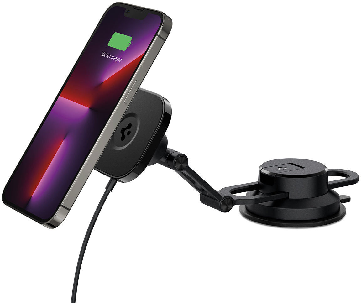 Spigen OneTap Pro 3 Raam/Dashboard MagSafe Houder Auto met Opladen 10W afbeelding 11
