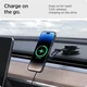 Spigen OneTap Pro 3 Raam/Dashboard MagSafe Houder Auto met Opladen 10W afbeelding 7