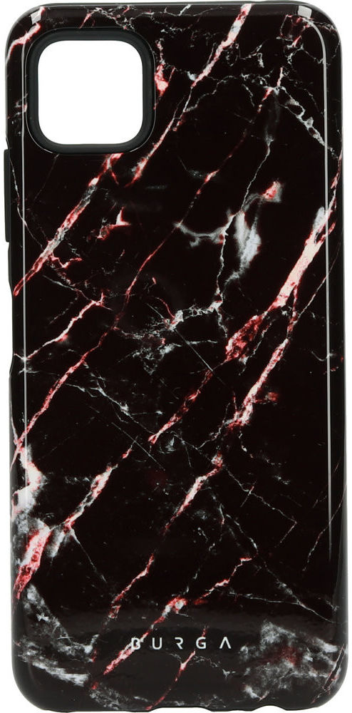 Burga Tough Case Samsung Galaxy A22 5G Hoesje Rose Gold Marble afbeelding 5
