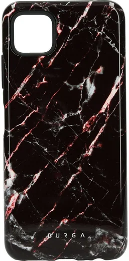 Burga Tough Case Samsung Galaxy A22 5G Hoesje Rose Gold Marble afbeelding 5