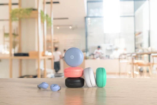 Motorola VerveBuds 250 Draadloze Bluetooth Oordopjes Microfoon Wit afbeelding 5