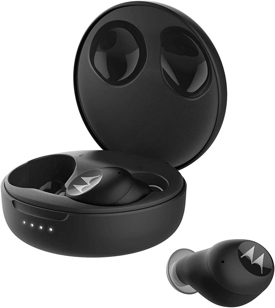 Motorola VerveBuds 250 Draadloze Bluetooth Oordopjes Microfoon Zwart afbeelding 1