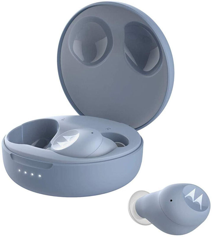 Motorola VerveBuds 250 Draadloze Bluetooth Oordopjes Microfoon Blauw afbeelding 1