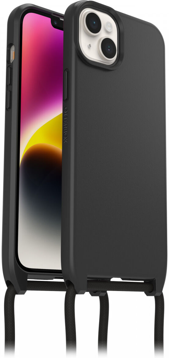 OtterBox React Necklace iPhone 14 Plus Hoesje met Koord Zwart afbeelding 1