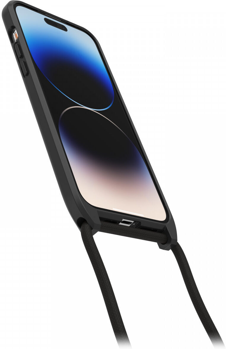 OtterBox React Necklace iPhone 14 Pro Max Hoesje met Koord Zwart afbeelding 6