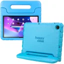 HappyCase Lenovo Tab M10 Plus Gen 3 Kinder Tablethoes Handvat Blauw