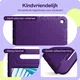 HappyCase Lenovo Tab M10 Plus Gen 3 Kinder Tablethoes Handvat Paars afbeelding 4