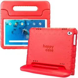 HappyCase Lenovo Tab M10 HD Gen 1 Kinder Tablethoes met Handvat Rood afbeelding
