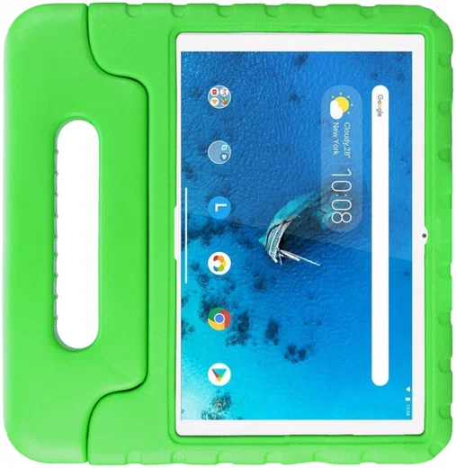 HappyCase Lenovo Tab M10 HD Gen 1 Kinder Tablethoes met Handvat Groen afbeelding 2