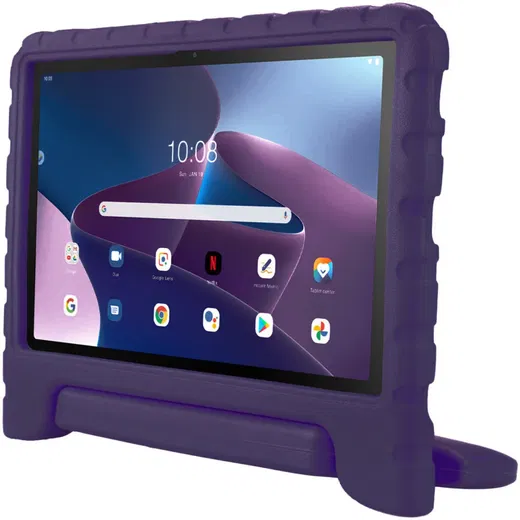 HappyCase Lenovo Tab M10 HD Gen 2 Kinder Tablethoes met Handvat Paars afbeelding 8