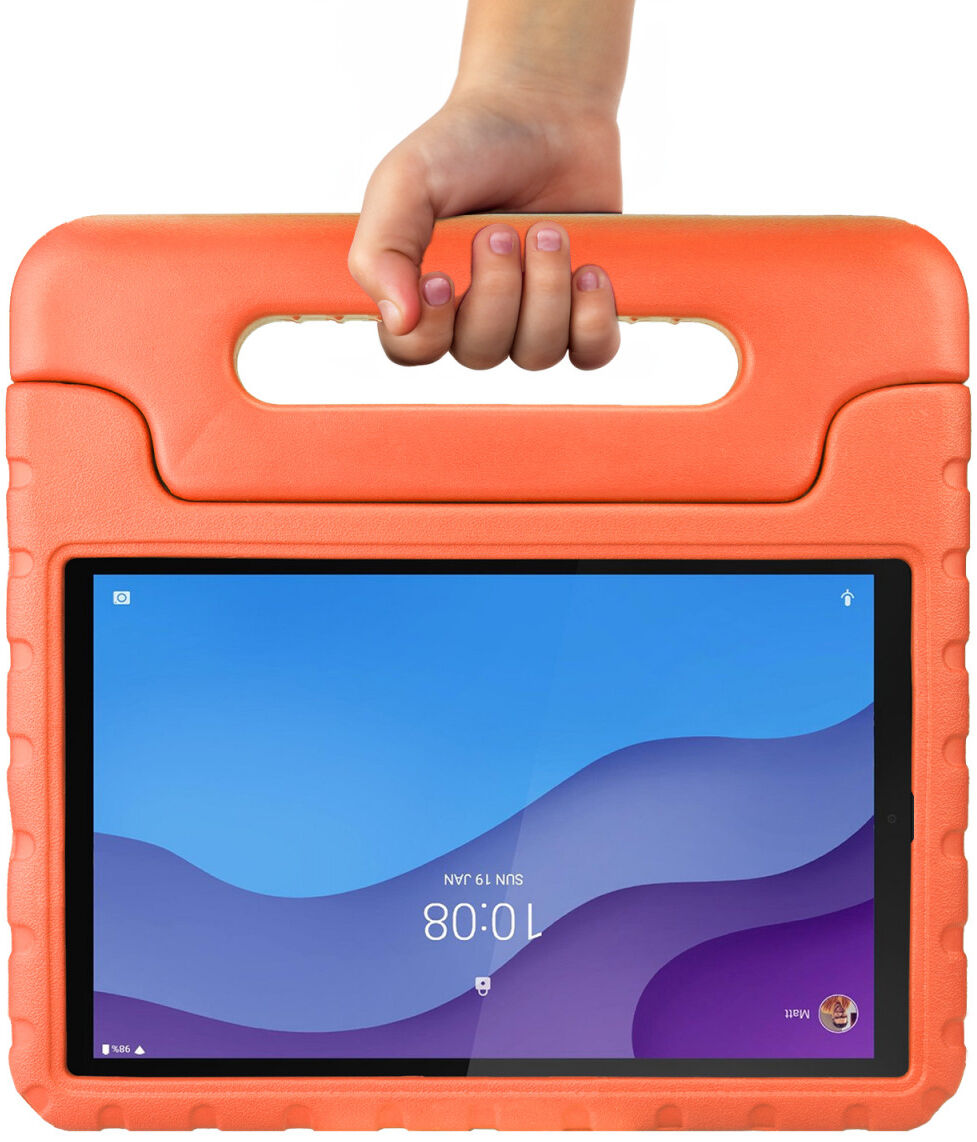 HappyCase Lenovo Tab M10 HD Gen 2 Kinder Tablethoes met Handvat Oranje afbeelding 5