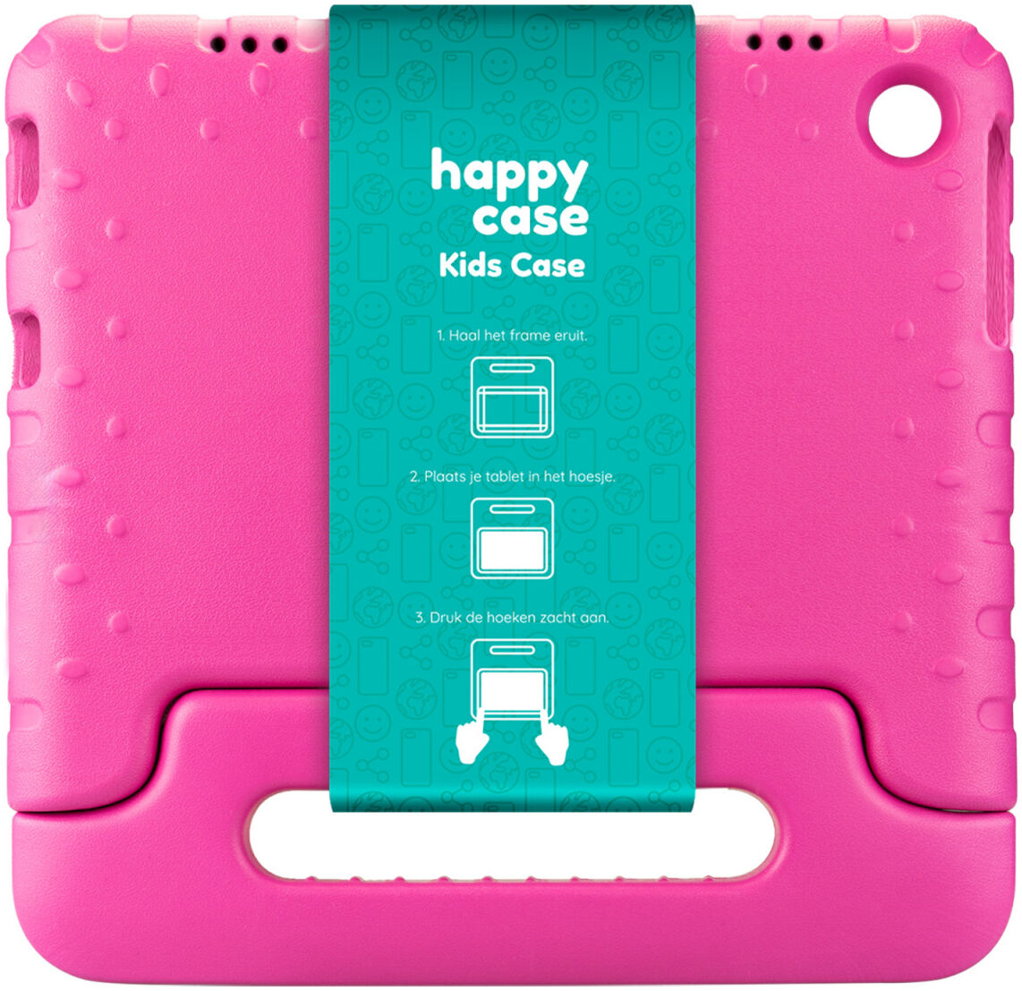 HappyCase Lenovo Tab M10 Gen 3 10.1 Kinder Tablethoes Handvat Roze afbeelding 12