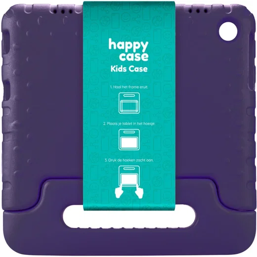 HappyCase Lenovo Tab M10 Gen 3 10.1 Kinder Tablethoes Handvat Paars afbeelding 9