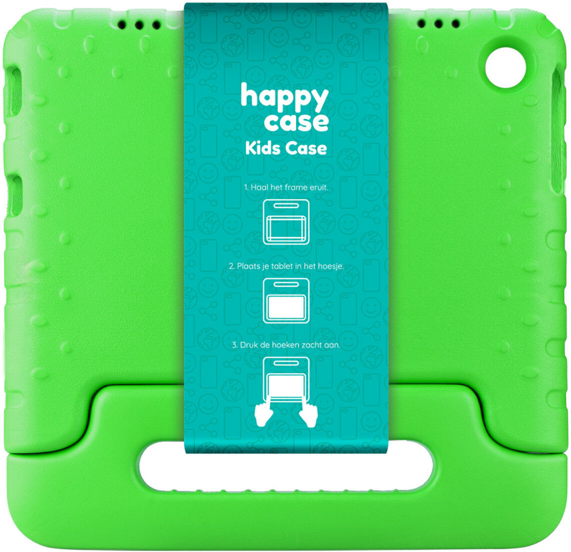 HappyCase Lenovo Tab M10 Gen 3 10.1 Kinder Tablethoes Handvat Groen afbeelding 10