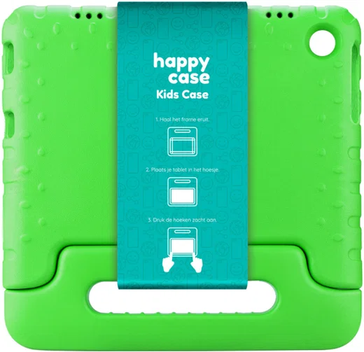 HappyCase Lenovo Tab M10 Gen 3 10.1 Kinder Tablethoes Handvat Groen afbeelding 10