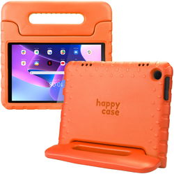 HappyCase Lenovo Tab M10 Gen 3 10.1 Kinder Tablethoes Handvat Oranje afbeelding