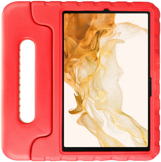 HappyCase Samsung Tab S7/S8 Kinder Tablethoes met Handvat Rood afbeelding 2
