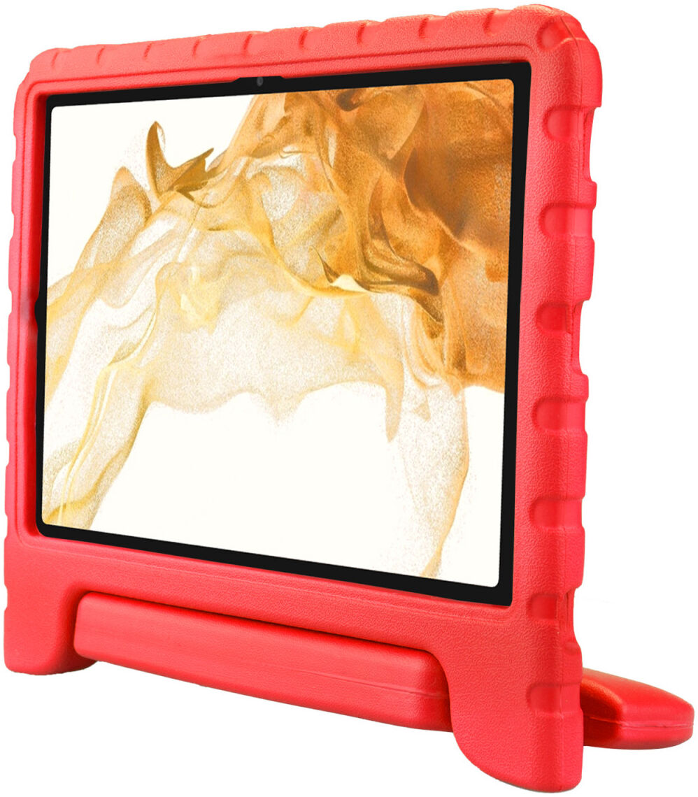 HappyCase Samsung Tab S7/S8 Kinder Tablethoes met Handvat Rood afbeelding 4
