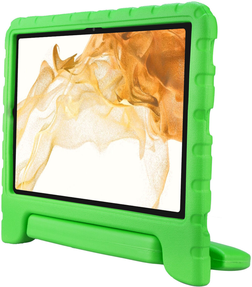 HappyCase Samsung Tab S7/S8 Kinder Tablethoes met Handvat Groen afbeelding 3