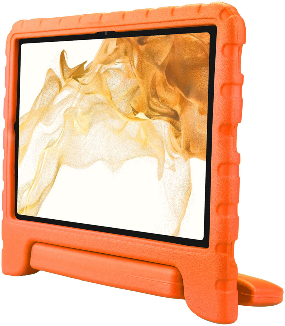 HappyCase Samsung Tab S7/S8 Kinder Tablethoes met Handvat Oranje afbeelding 4