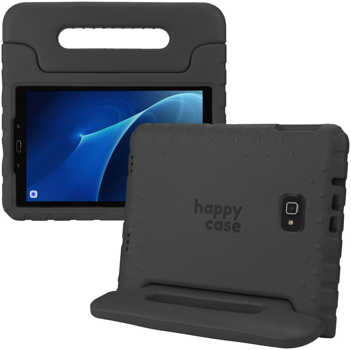 HappyCase Samsung Tab A 10.1 2016 Kinder Tablethoes met Handvat Zwart afbeelding 1
