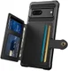 Google Pixel 7 3 in 1 Back Cover Portemonnee Hoesje Zwart afbeelding 2