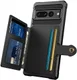 Google Pixel 7 Pro 3 in 1 Back Cover Portemonnee Hoesje Zwart afbeelding 3