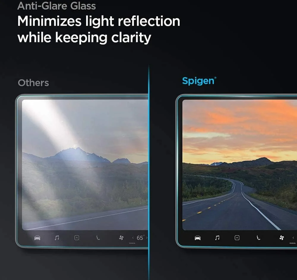 Spigen EZ Fit GLAS.tR Tesla Model 3 (2017-2023) / Y (2020-2024) Screen Protector afbeelding 7