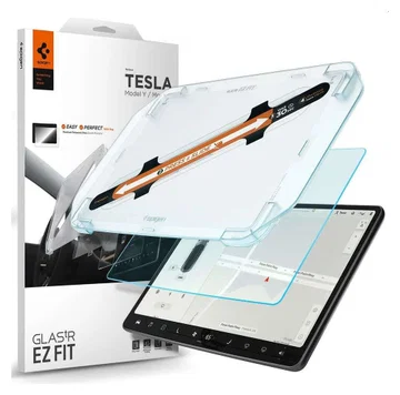 Spigen EZ Fit GLAS.tR Tesla Model 3 (2017-2023) / Y (2020-2024) Screen Protector