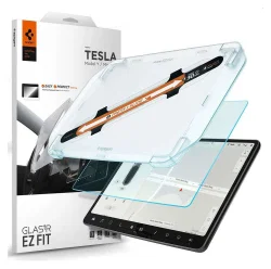 Spigen EZ Fit GLAS.tR Tesla Model 3 (2017-2023) / Y (2020-2024) Screen Protector afbeelding