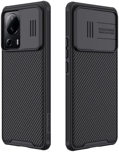 Nillkin CamShield Xiaomi 13 Lite Hoesje met Camera Slider Zwart afbeelding 1