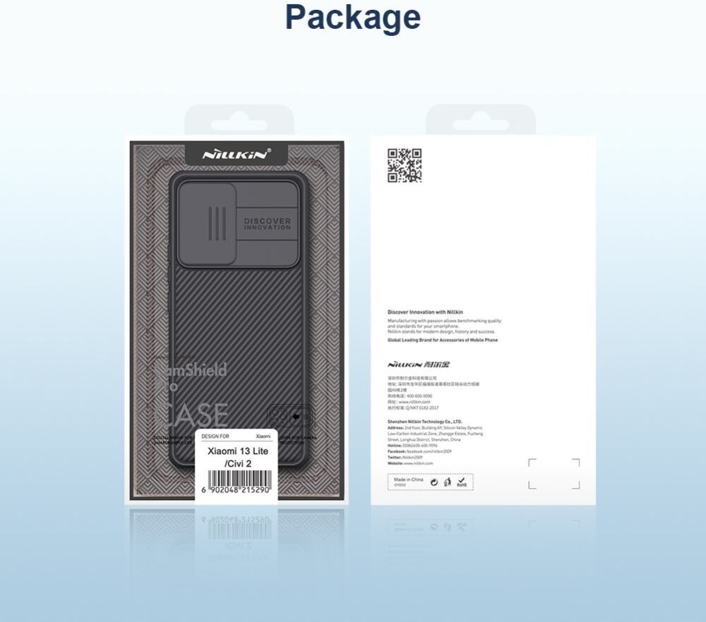 Nillkin CamShield Xiaomi 13 Lite Hoesje met Camera Slider Zwart afbeelding 10