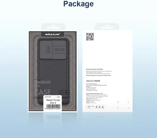 Nillkin CamShield Xiaomi 13 Lite Hoesje met Camera Slider Zwart afbeelding 10