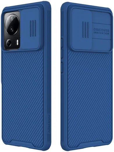 Nillkin CamShield Xiaomi 13 Lite Hoesje met Camera Slider Blauw afbeelding 1