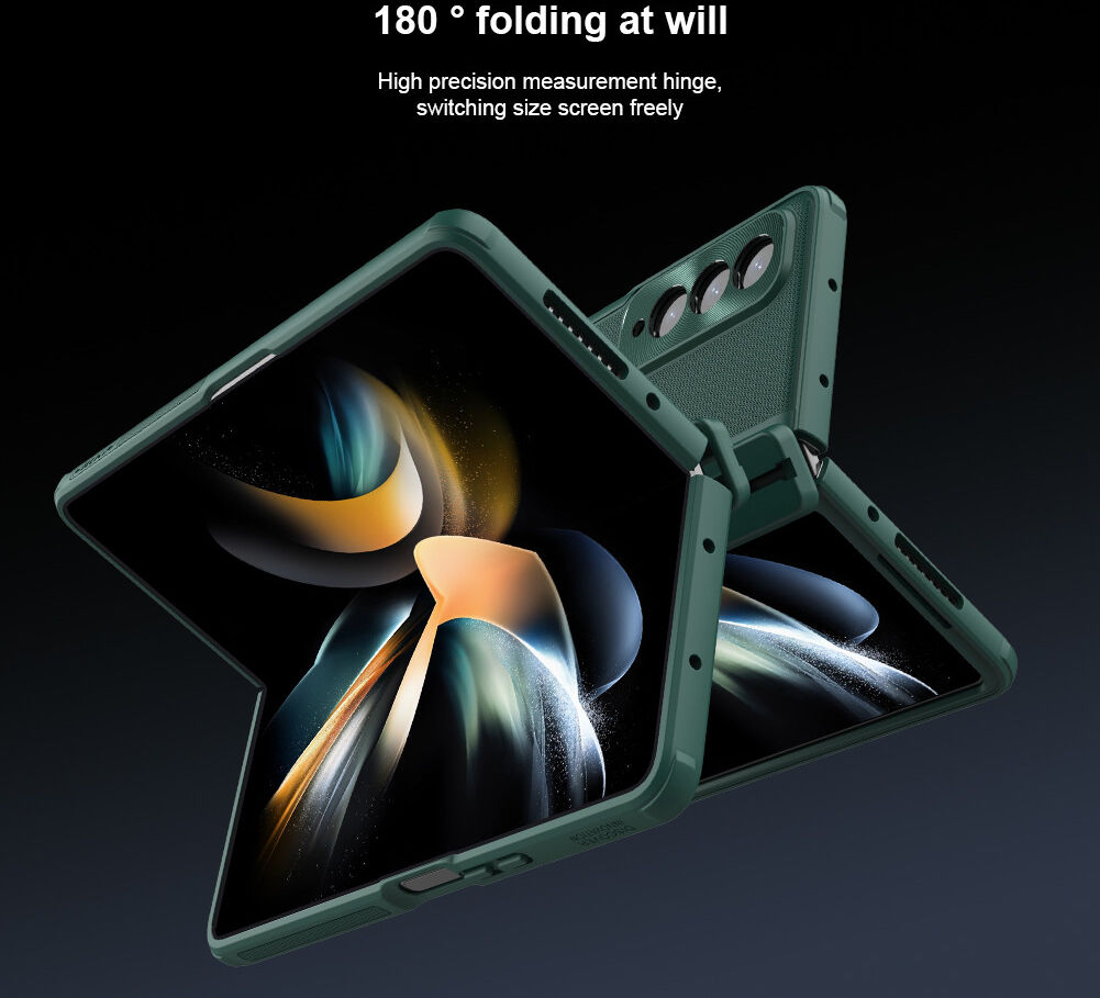 Nillkin Super Frosted Shield Samsung Z Fold 4 Hoesje Pen Edition Zwart afbeelding 6