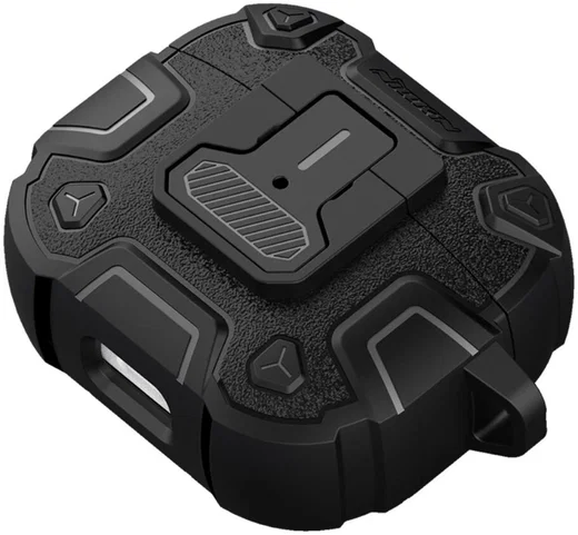 Nillkin Bounce Pro Apple AirPods 3 Hoesje Schokbestendig Zwart afbeelding 3