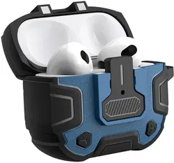 Nillkin Bounce Pro Apple AirPods 3 Hoesje Schokbestendig Blauw afbeelding