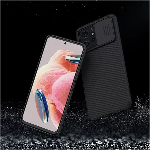 Nillkin CamShield Xiaomi Redmi Note 12 4G Hoesje Camera Slider Zwart afbeelding 6