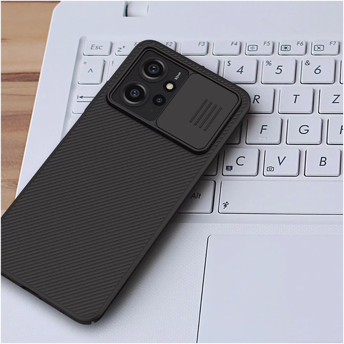 Nillkin CamShield Xiaomi Redmi Note 12 4G Hoesje Camera Slider Zwart afbeelding 7