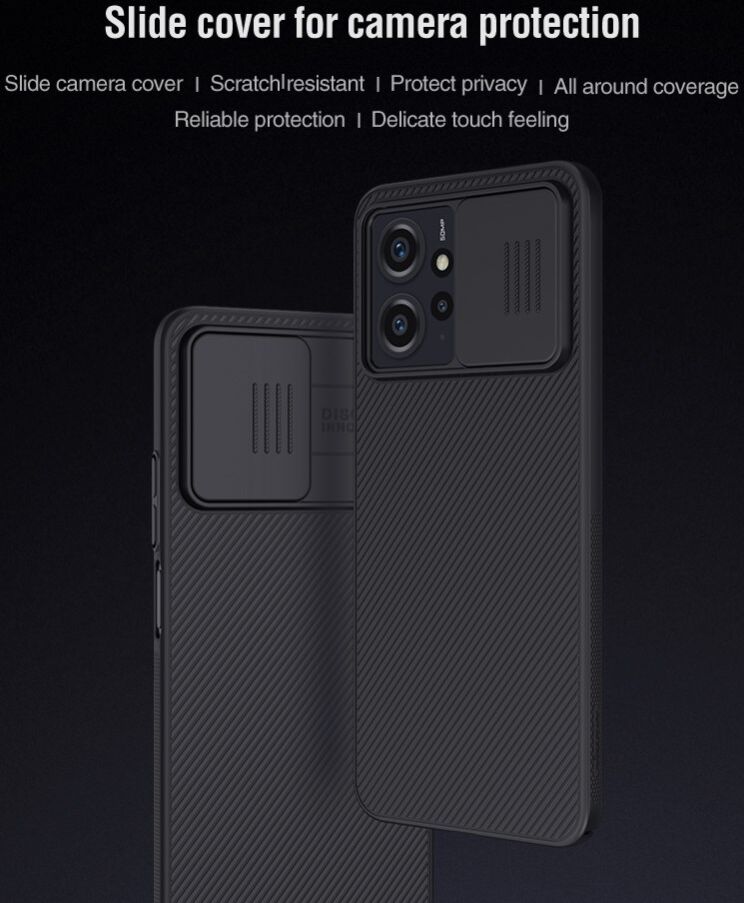 Nillkin CamShield Xiaomi Redmi Note 12 4G Hoesje Camera Slider Zwart afbeelding 2