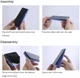 Nillkin Super Frosted Shield Samsung Galaxy A34 Hoesje Blauw afbeelding 14