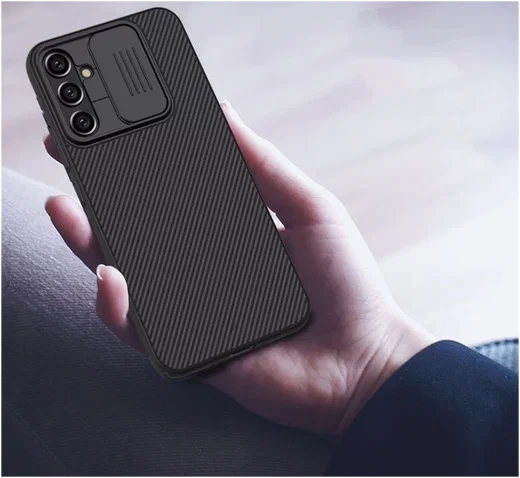 Nillkin CamShield Samsung Galaxy A34 Hoesje met Camera Slider Zwart afbeelding 6